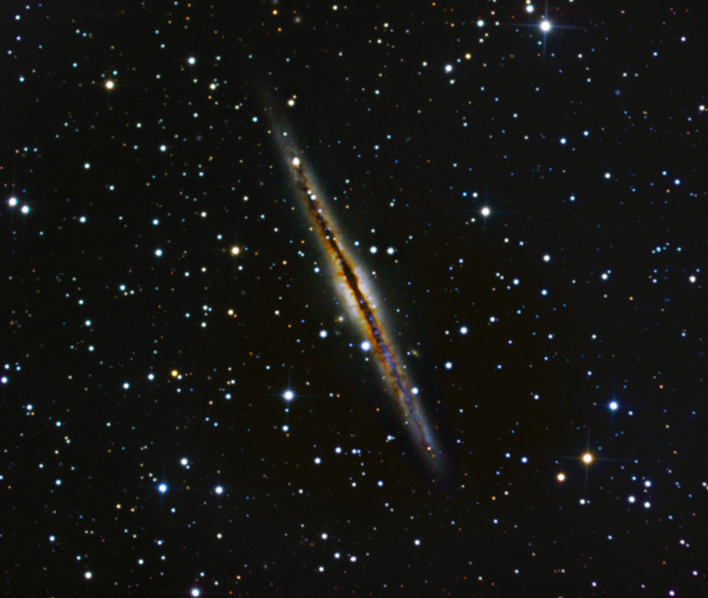 NGC 891 Edge on Galaxy