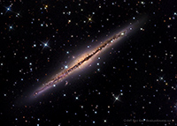 NGC 891 Silver Sliver Galaxy