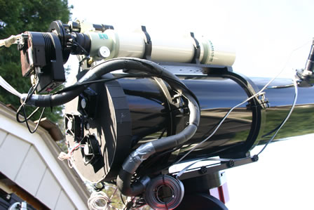 Orion XT-12 Mounted on Paramount with TSA 102S piggybacked on top. Jan 2008